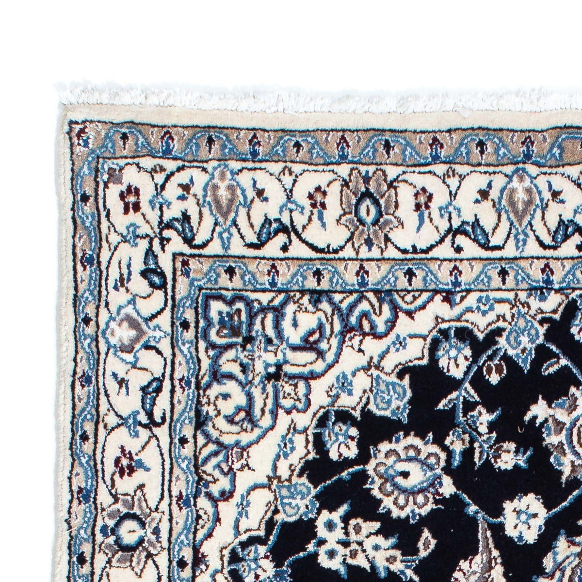 Biegacz Dywan perski - Nain - Królewski - 174 x 106 cm - beżowy