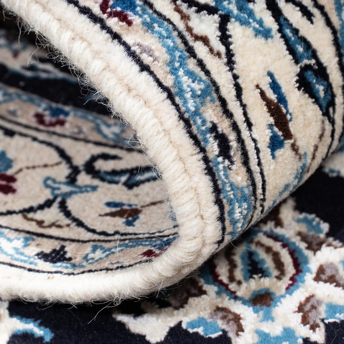 Biegacz Dywan perski - Nain - Królewski - 174 x 106 cm - beżowy