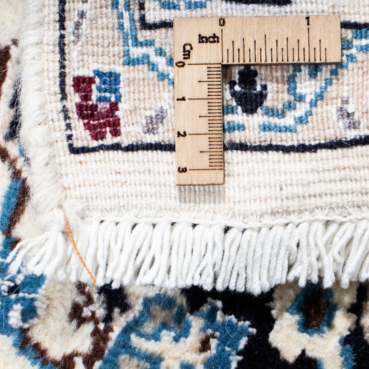 Biegacz Dywan perski - Nain - Królewski - 174 x 106 cm - beżowy