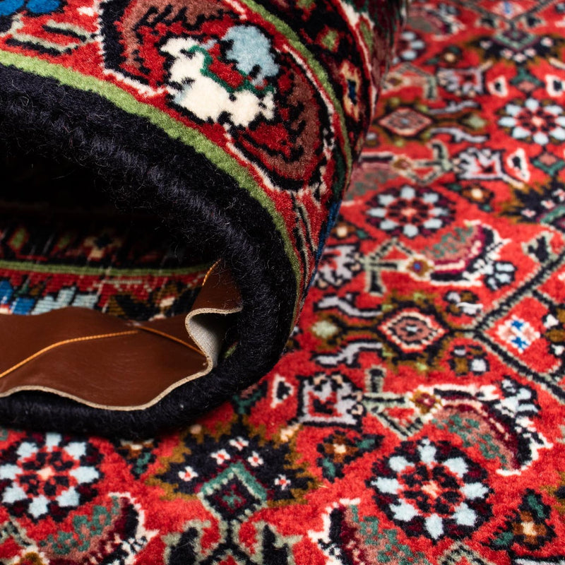 Dywan perski - Bijar kwadratowy  - 203 x 196 cm - ciemna czerwień