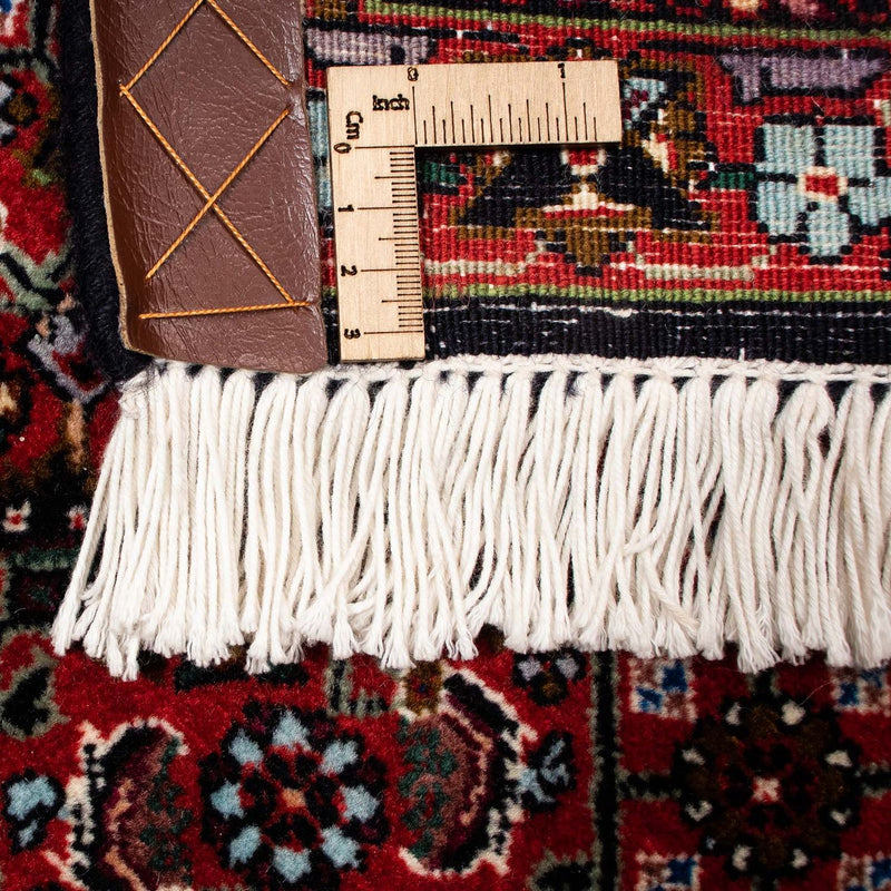 Dywan perski - Bijar kwadratowy  - 203 x 196 cm - ciemna czerwień