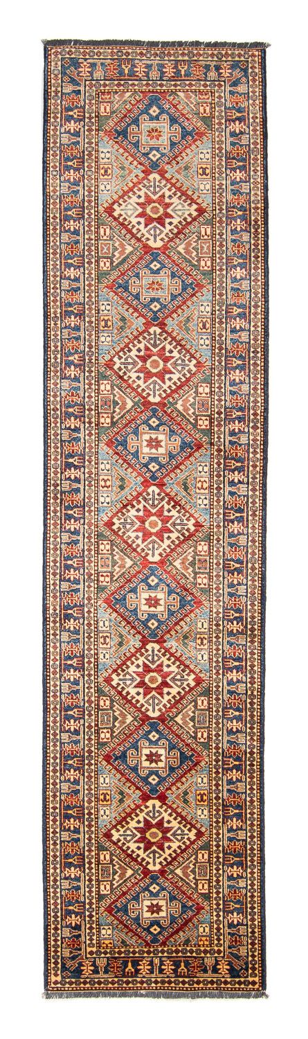 Biegacz Dywan Ziegler - Kazak - 310 x 74 cm - wielokolorowy