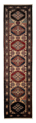 Biegacz Dywan Ziegler - Kazak - 305 x 76 cm - ciemnoniebieski