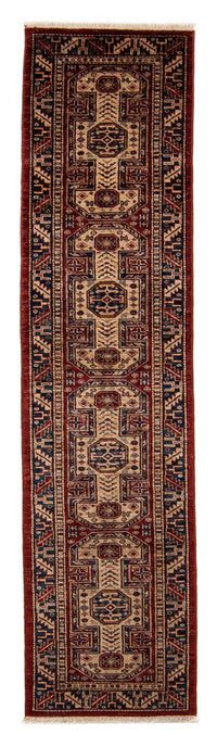 Biegacz Dywan Ziegler - Kazak - 281 x 62 cm - ciemna czerwień