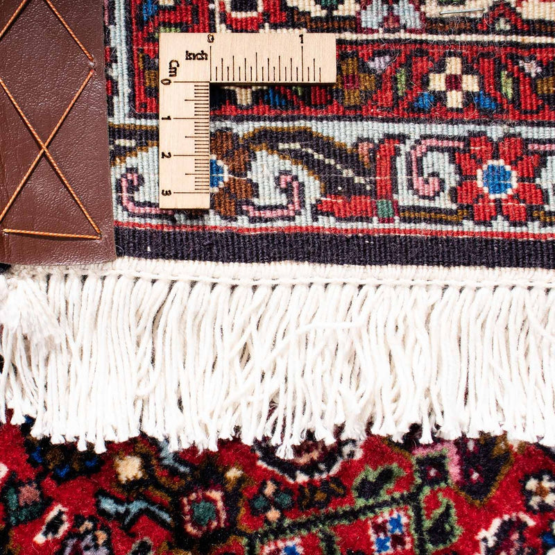 Dywan perski - Bijar - 257 x 173 cm - ciemna czerwień