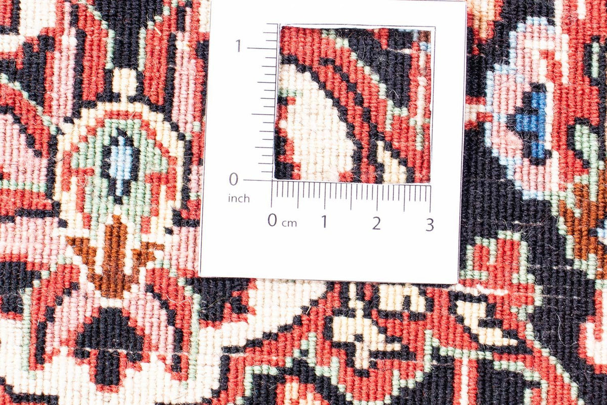 Dywan perski - Bijar - 352 x 252 cm - ciemna czerwień