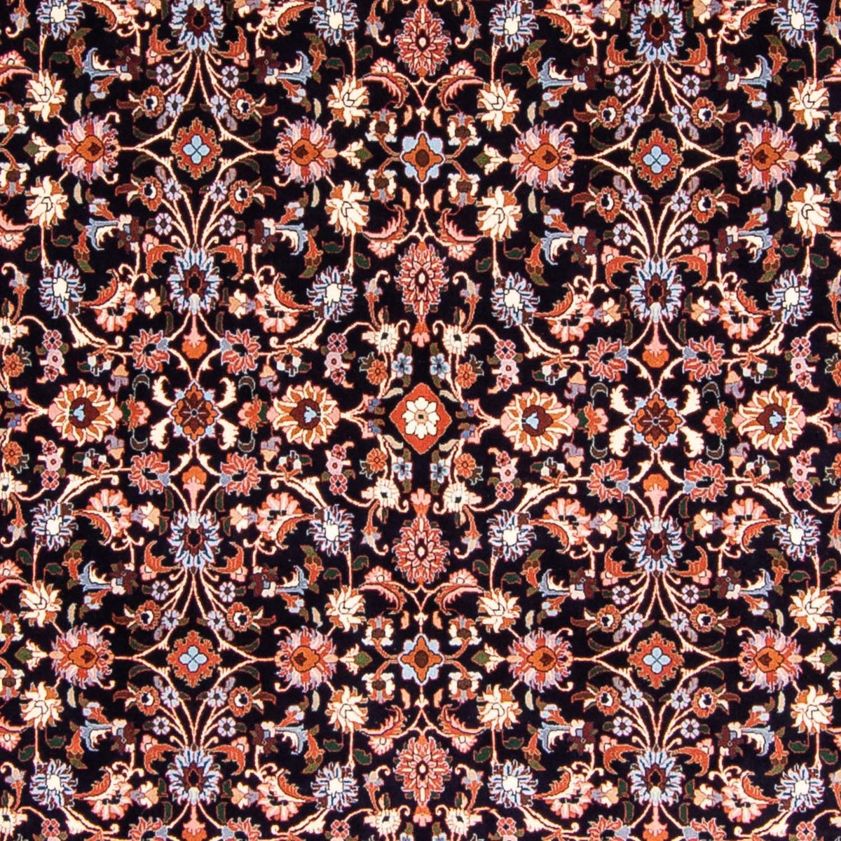 Dywan perski - Bijar - 350 x 243 cm - ciemnoniebieski