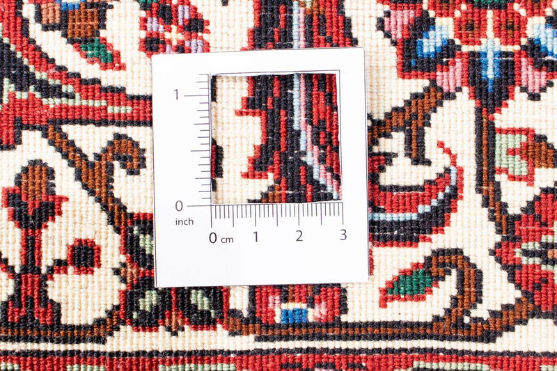 Dywan perski - Bijar - 350 x 251 cm - ciemna czerwień