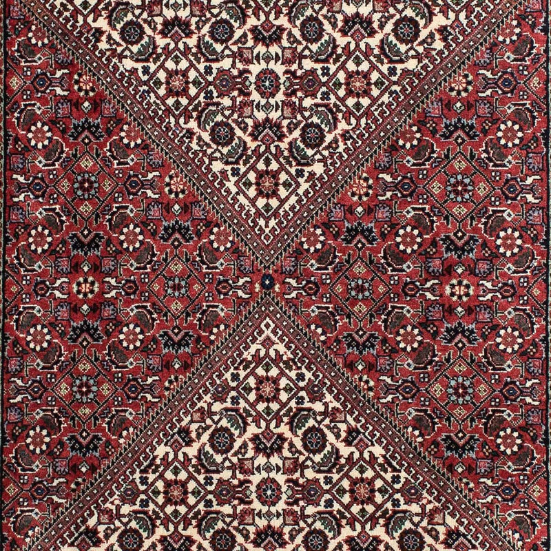 Biegacz Dywan perski - Bijar - 210 x 87 cm - czerwony