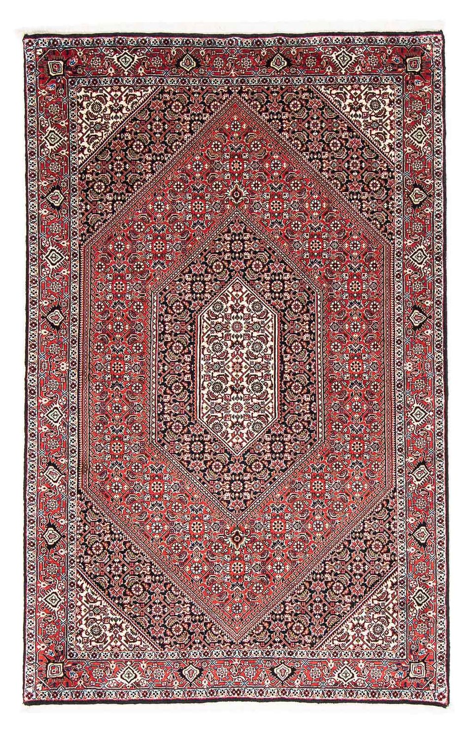 Dywan perski - Bijar - 181 x 108 cm - czerwony