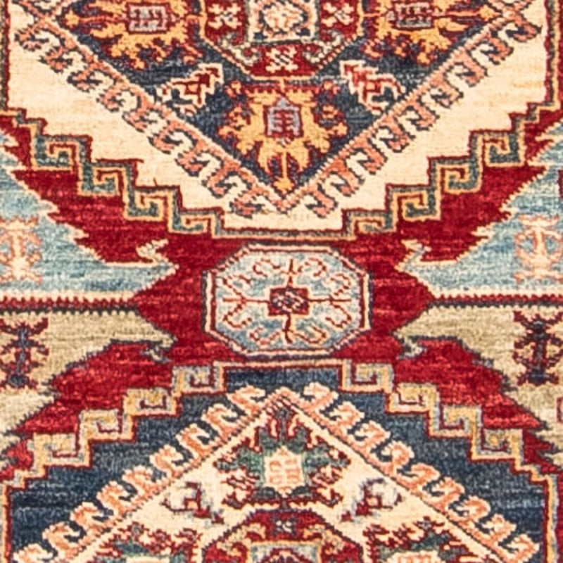 Biegacz Dywan Ziegler - Kazak - 300 x 76 cm - ciemna czerwień