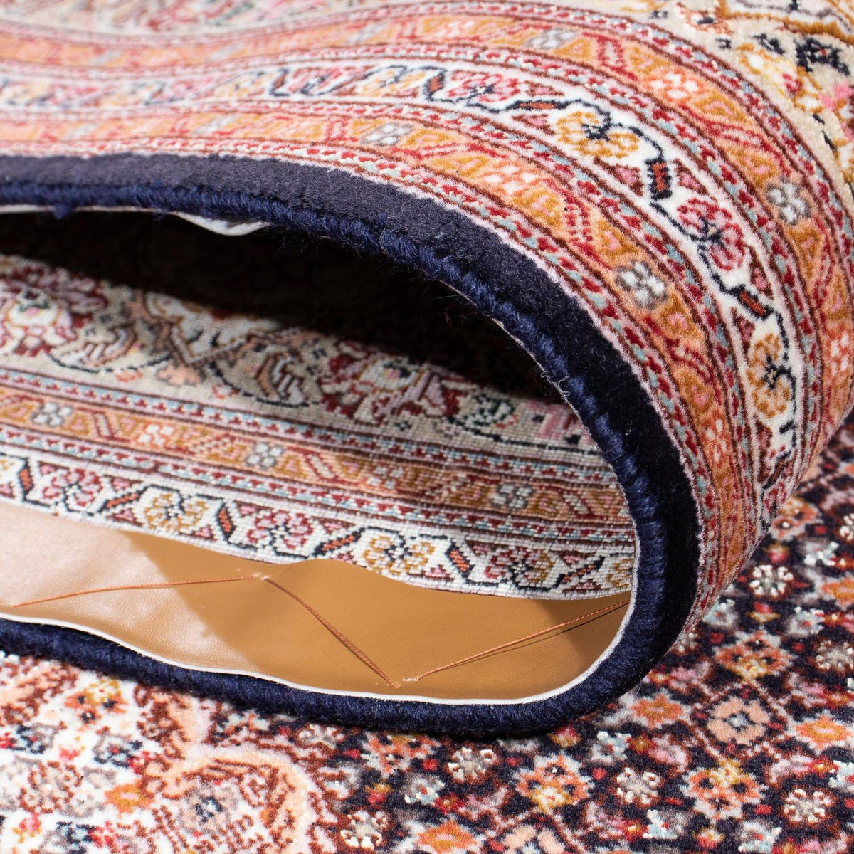 Dywan perski - Tabriz - 298 x 196 cm - ciemnoniebieski