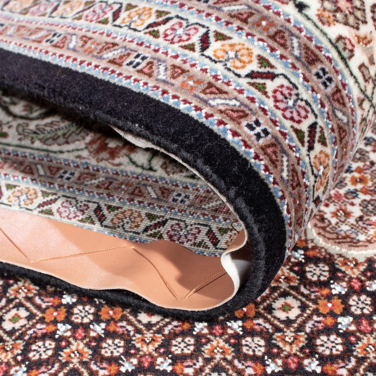 Dywan perski - Tabriz - 308 x 200 cm - ciemnoniebieski