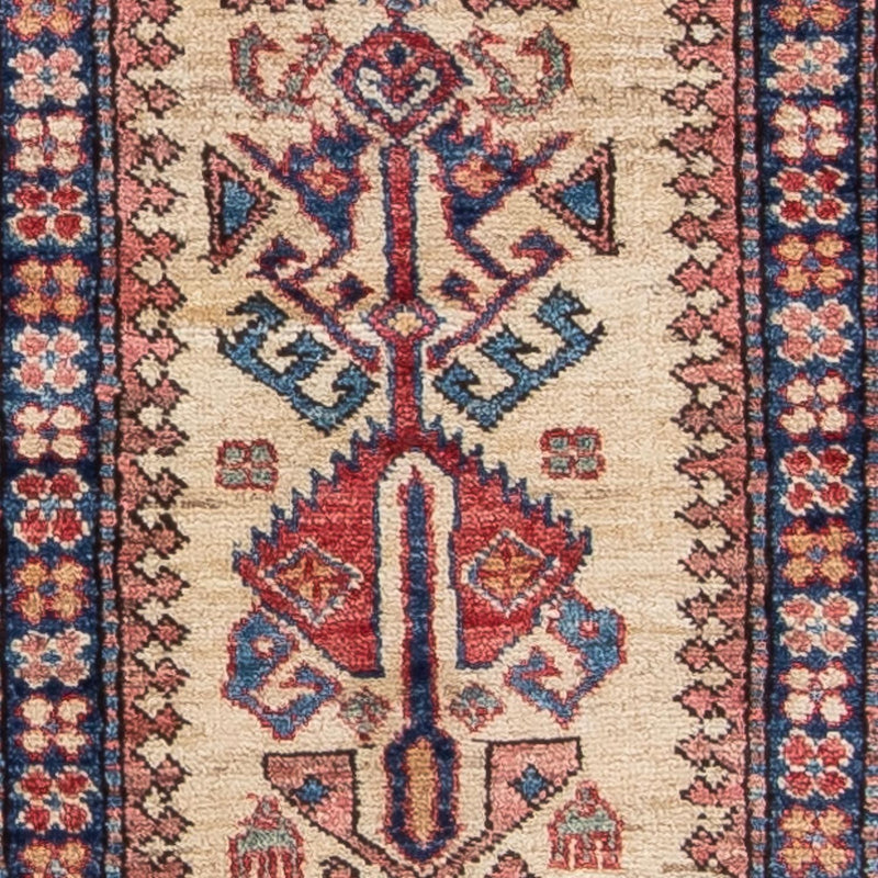 Biegacz Dywan Ziegler - Kazak - 309 x 70 cm - wielokolorowy