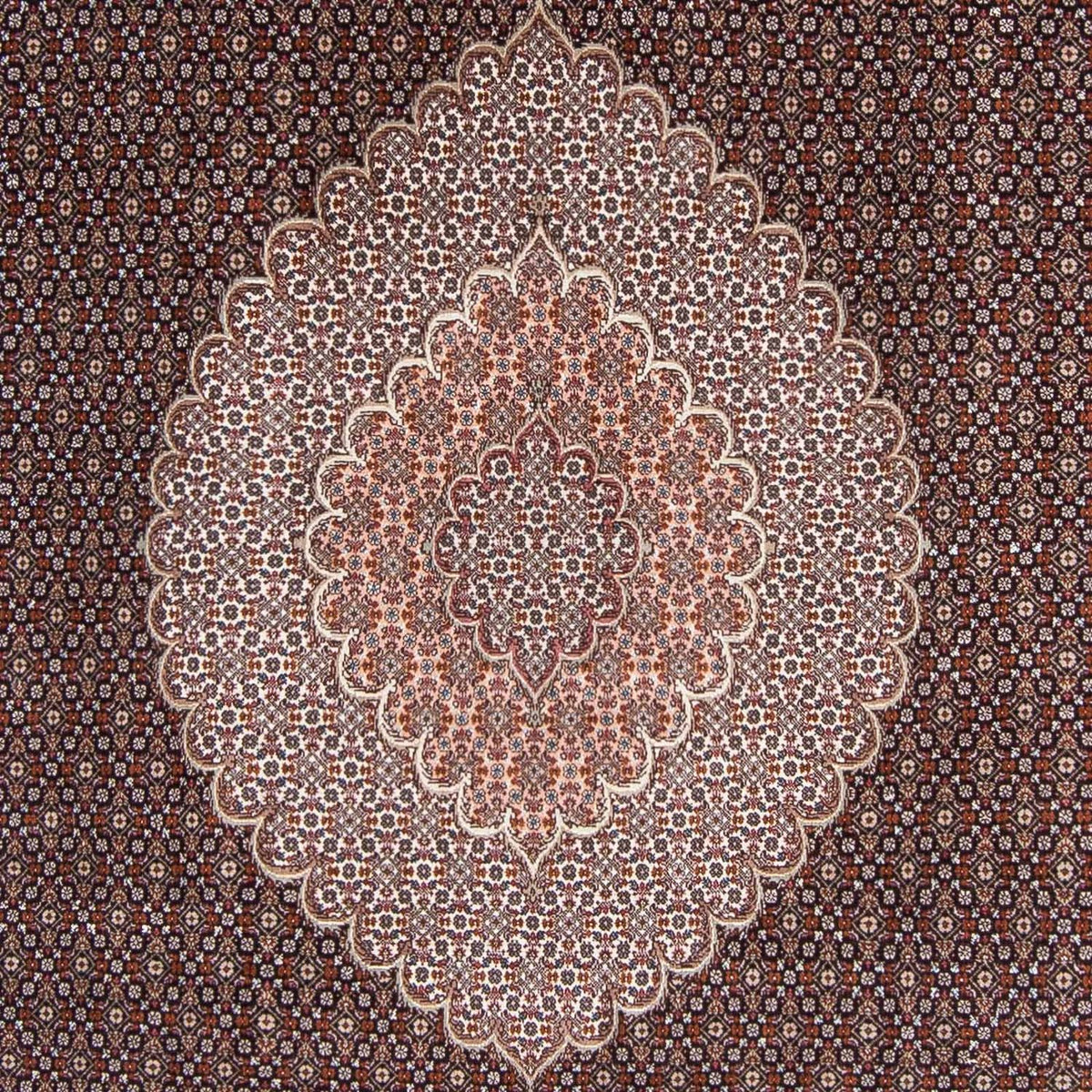 Dywan perski - Tabriz - 308 x 200 cm - ciemnoniebieski