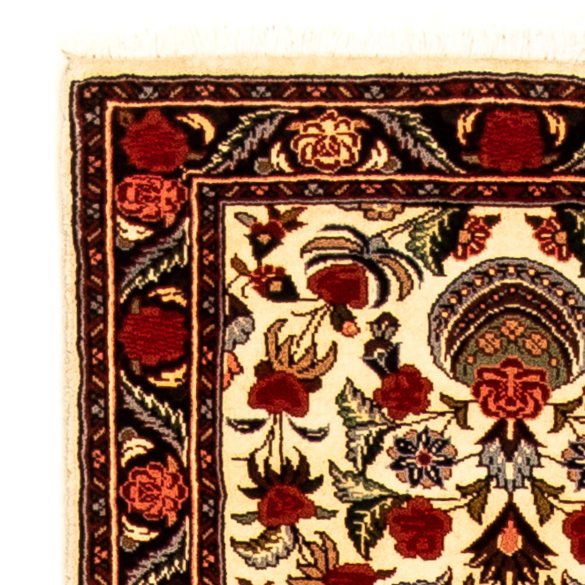 Biegacz Dywan perski - Bijar - 289 x 57 cm - beżowy