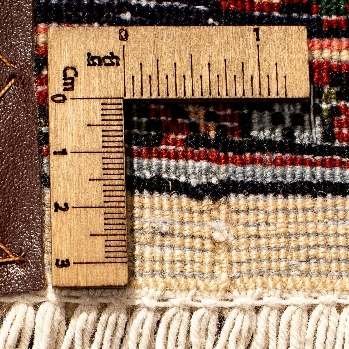 Biegacz Dywan perski - Bijar - 289 x 57 cm - beżowy