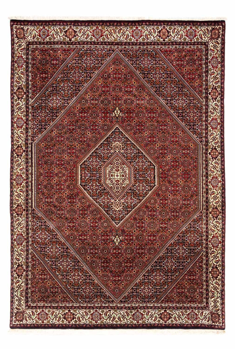 Perski dywan - Bijar - Royal - 280 x 191 cm - czerwony