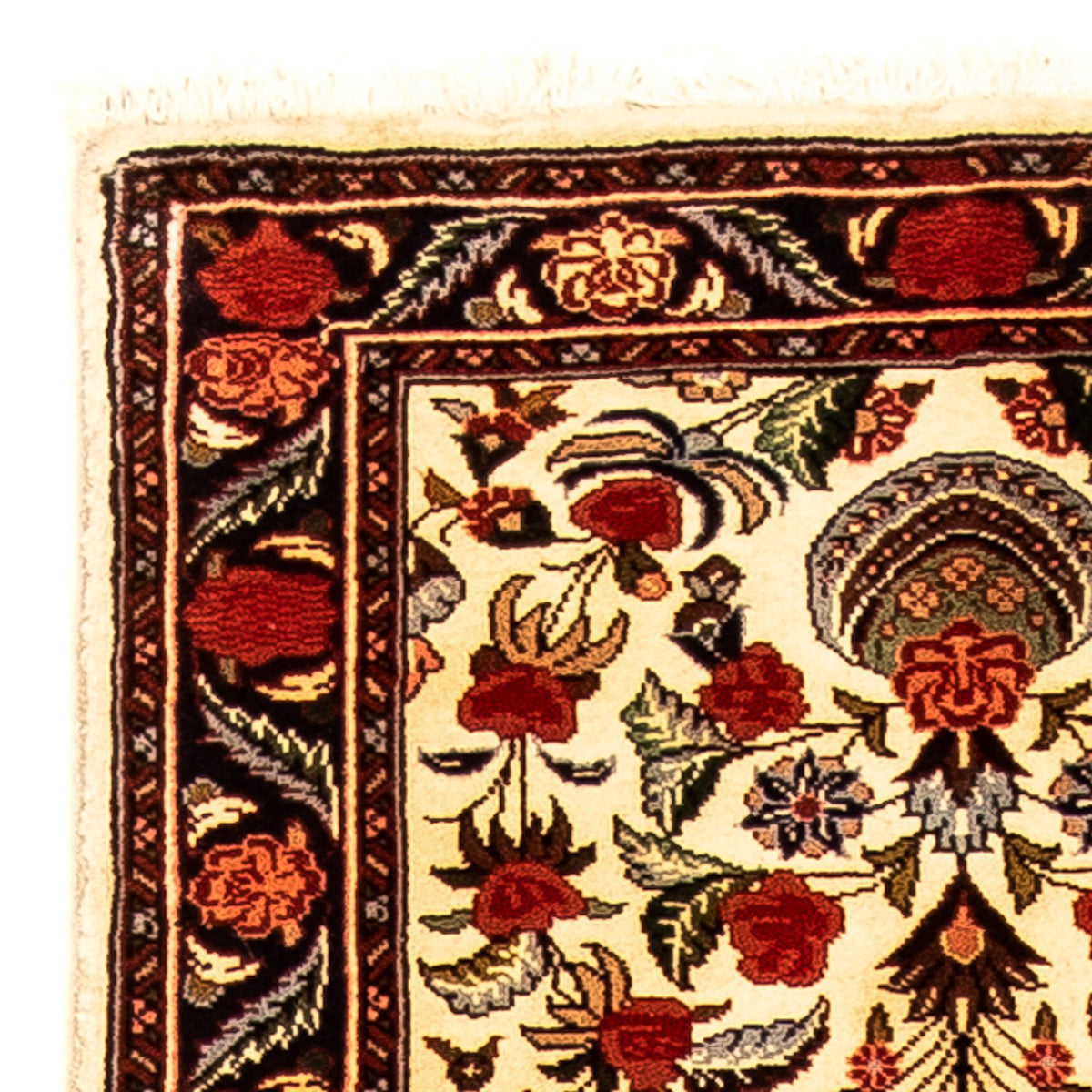 Biegacz Dywan perski - Bijar - 289 x 56 cm - beżowy