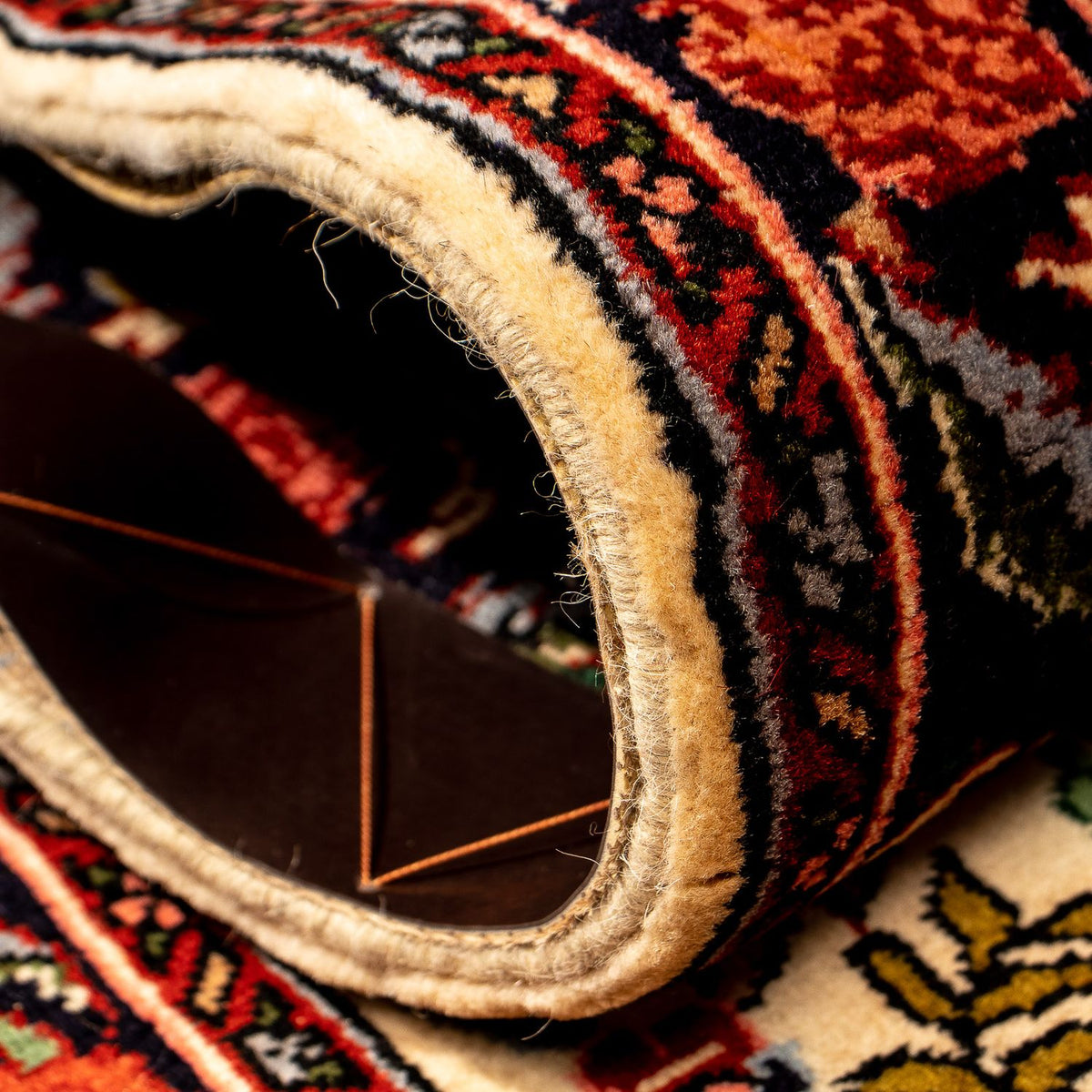 Biegacz Dywan perski - Bijar - 289 x 56 cm - beżowy