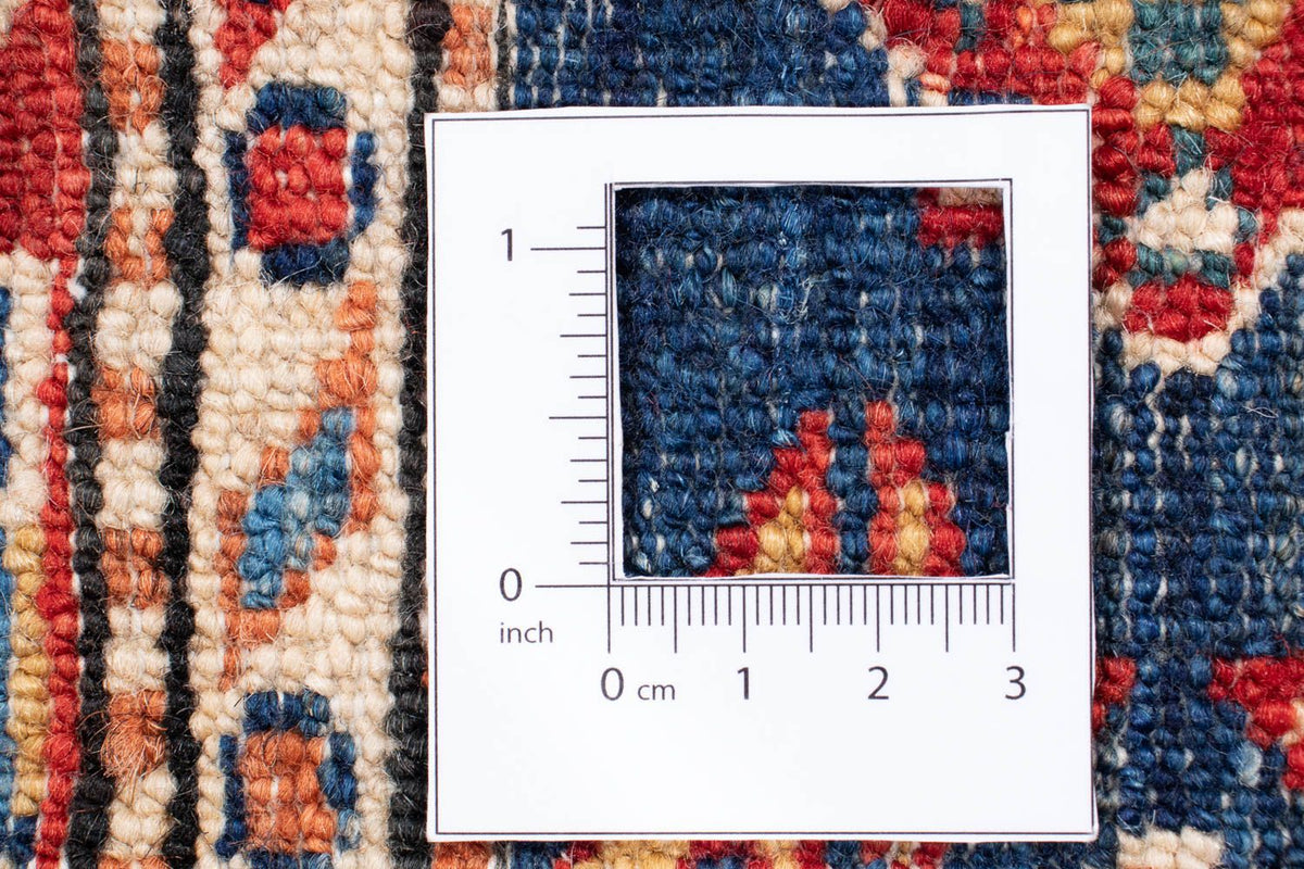 Biegacz Dywan Ziegler - Kazak - 258 x 74 cm - ciemnoniebieski