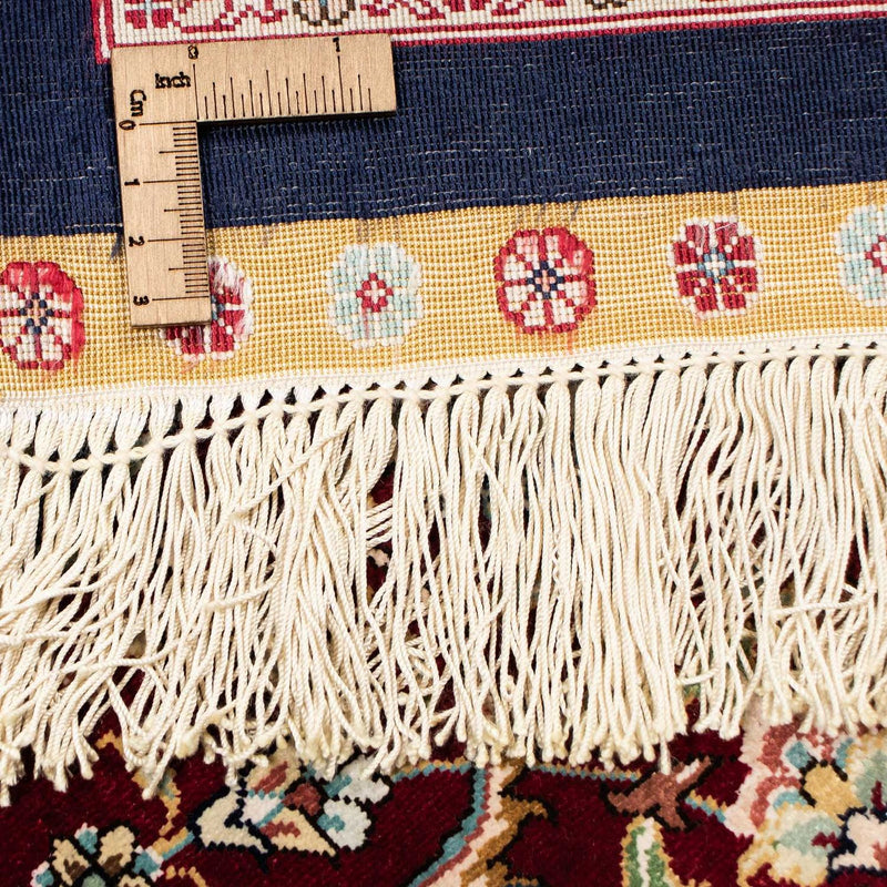 Orientalny dywan - Hereke - 370 x 276 cm - ciemna czerwień