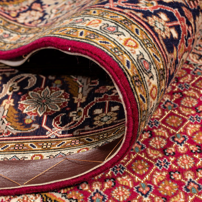 Dywan perski - Tabriz kwadratowy  - 204 x 201 cm - ciemna czerwień