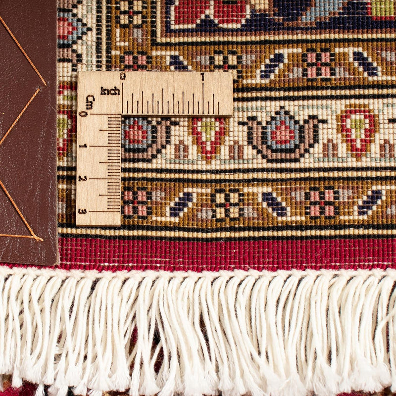 Dywan perski - Tabriz kwadratowy  - 204 x 201 cm - ciemna czerwień