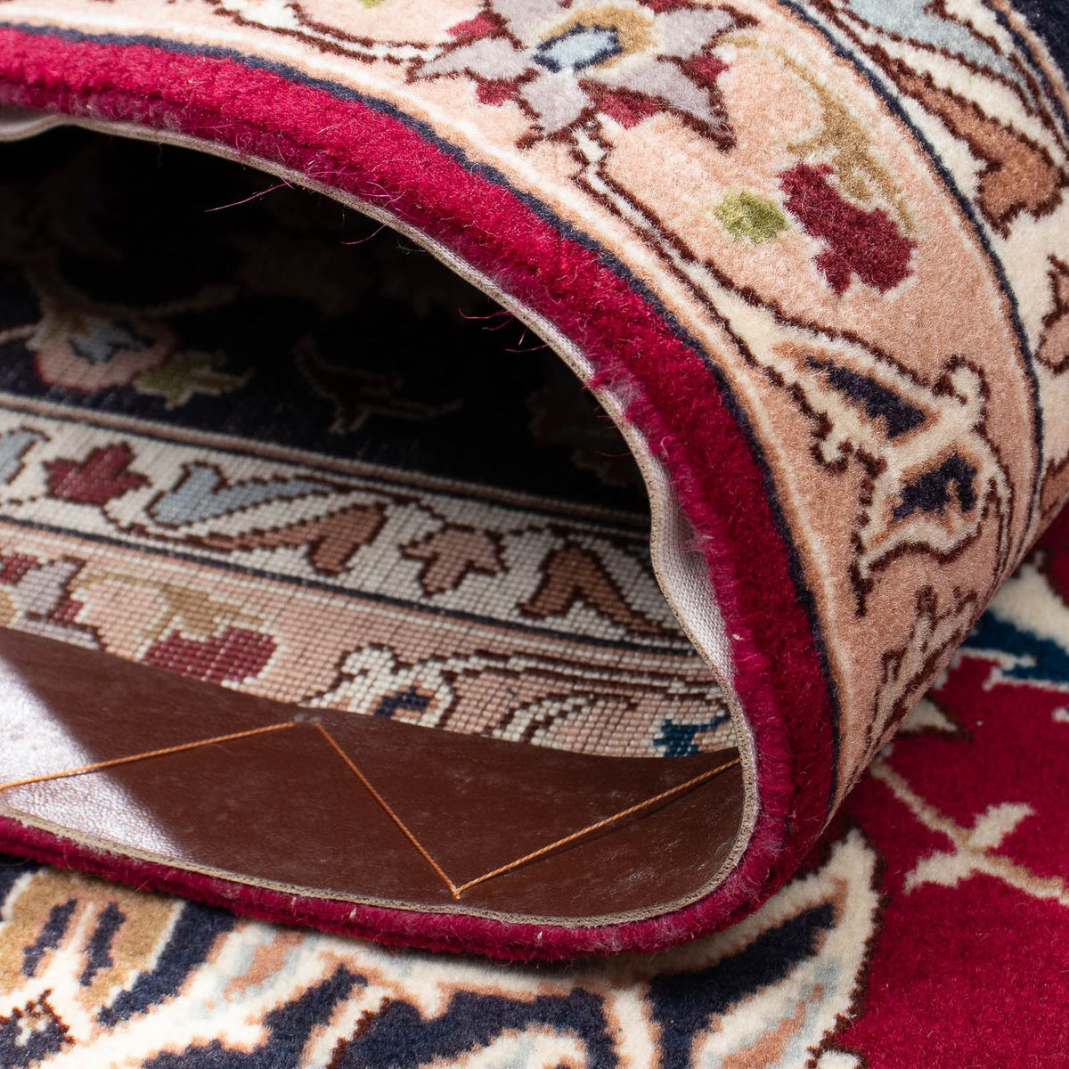 Dywan perski - Tabriz - Królewski - 293 x 202 cm - ciemna czerwień