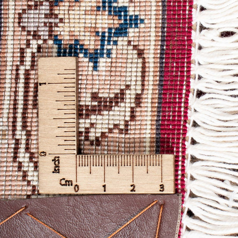 Dywan perski - Tabriz - Królewski - 293 x 202 cm - ciemna czerwień