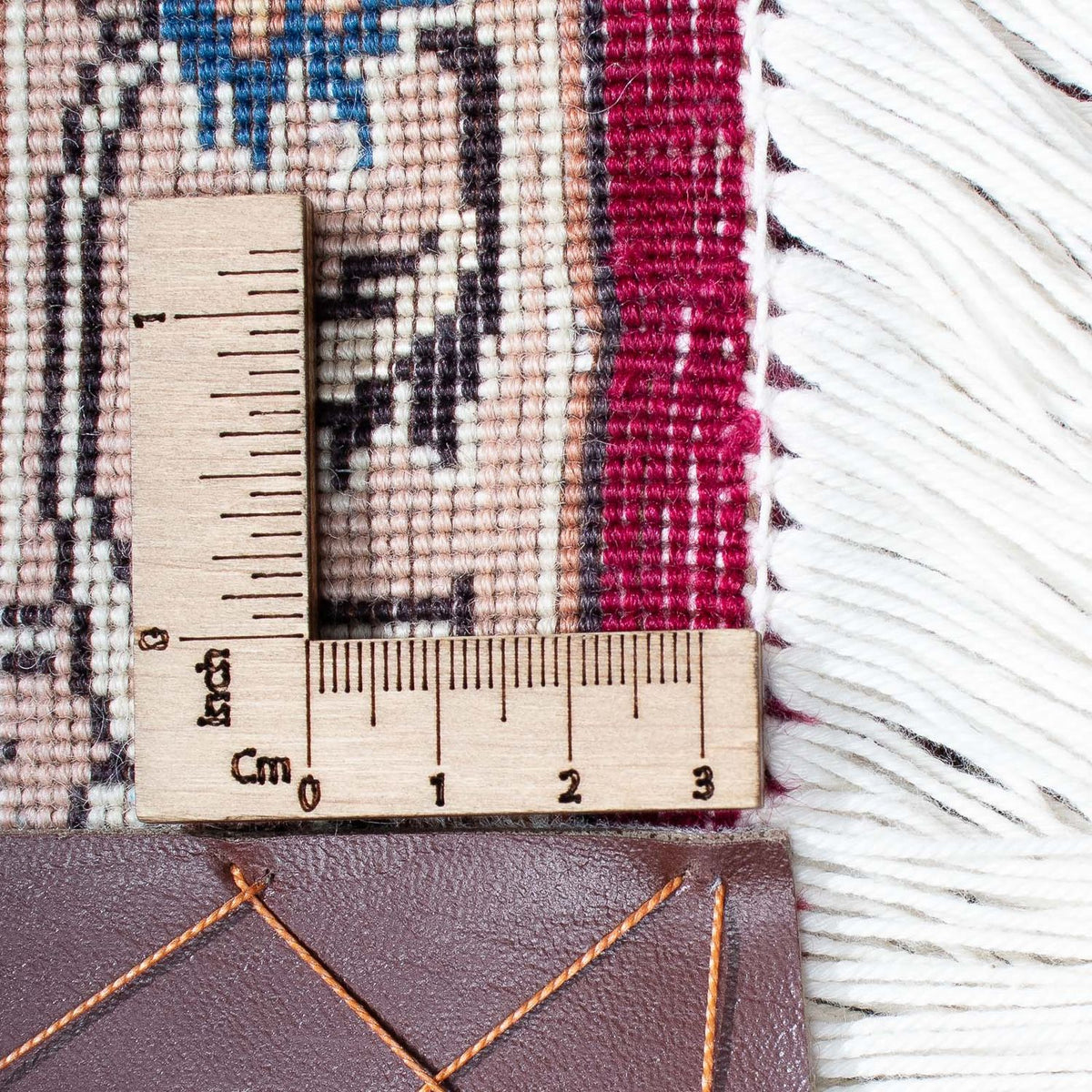 Dywan perski - Tabriz - Królewski - 301 x 201 cm - ciemna czerwień