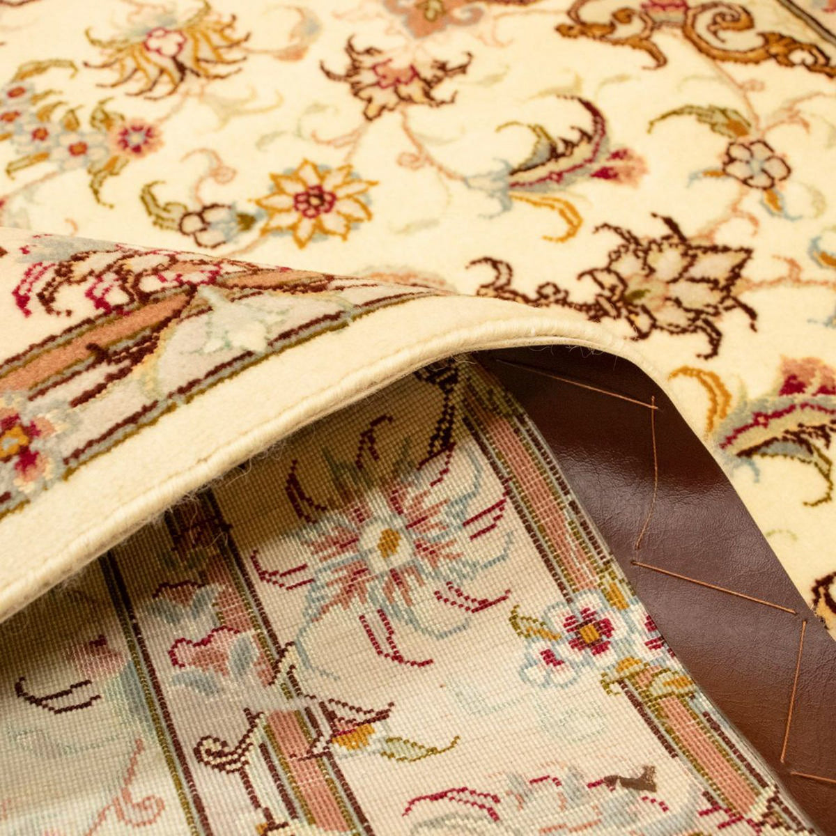 Dywan perski - Tabriz - Królewski - 145 x 100 cm - beżowy