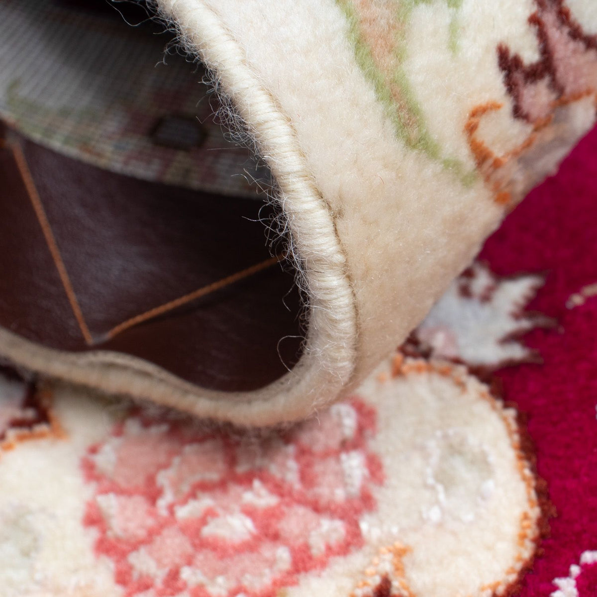 Dywan perski - Tabriz - Królewski - 96 x 59 cm - ciemna czerwień