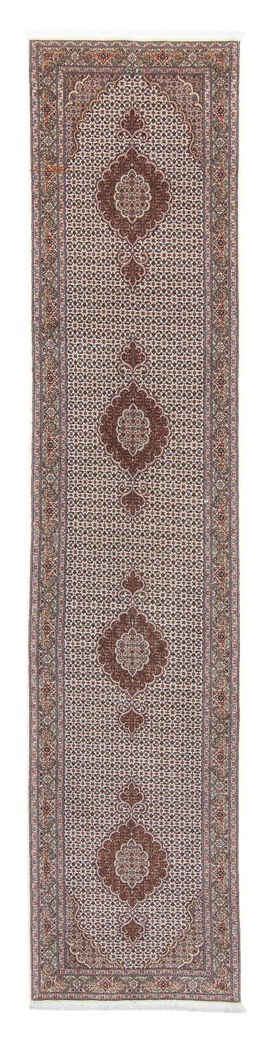 Biegacz Dywan perski - Tabriz - 402 x 82 cm - wielokolorowy