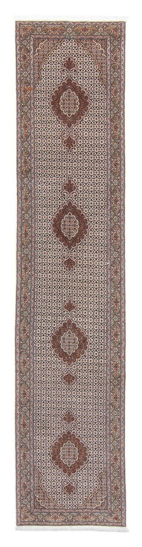 Biegacz Dywan perski - Tabriz - 402 x 82 cm - wielokolorowy