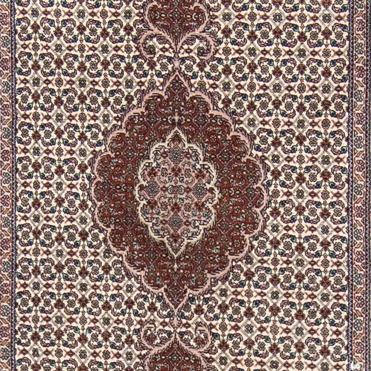 Biegacz Dywan perski - Tabriz - 402 x 82 cm - wielokolorowy