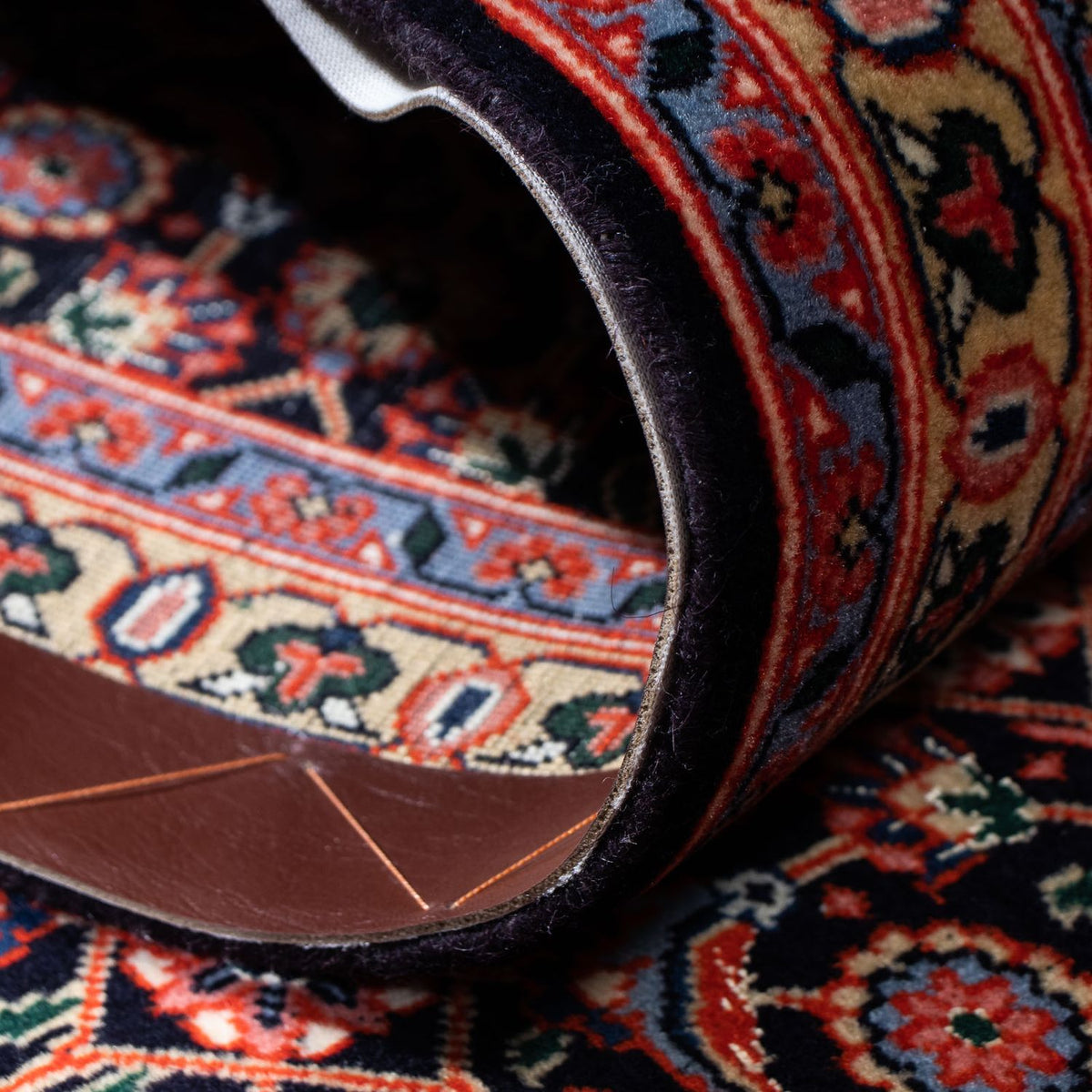 Biegacz Dywan perski - Tabriz - 203 x 63 cm - rdza