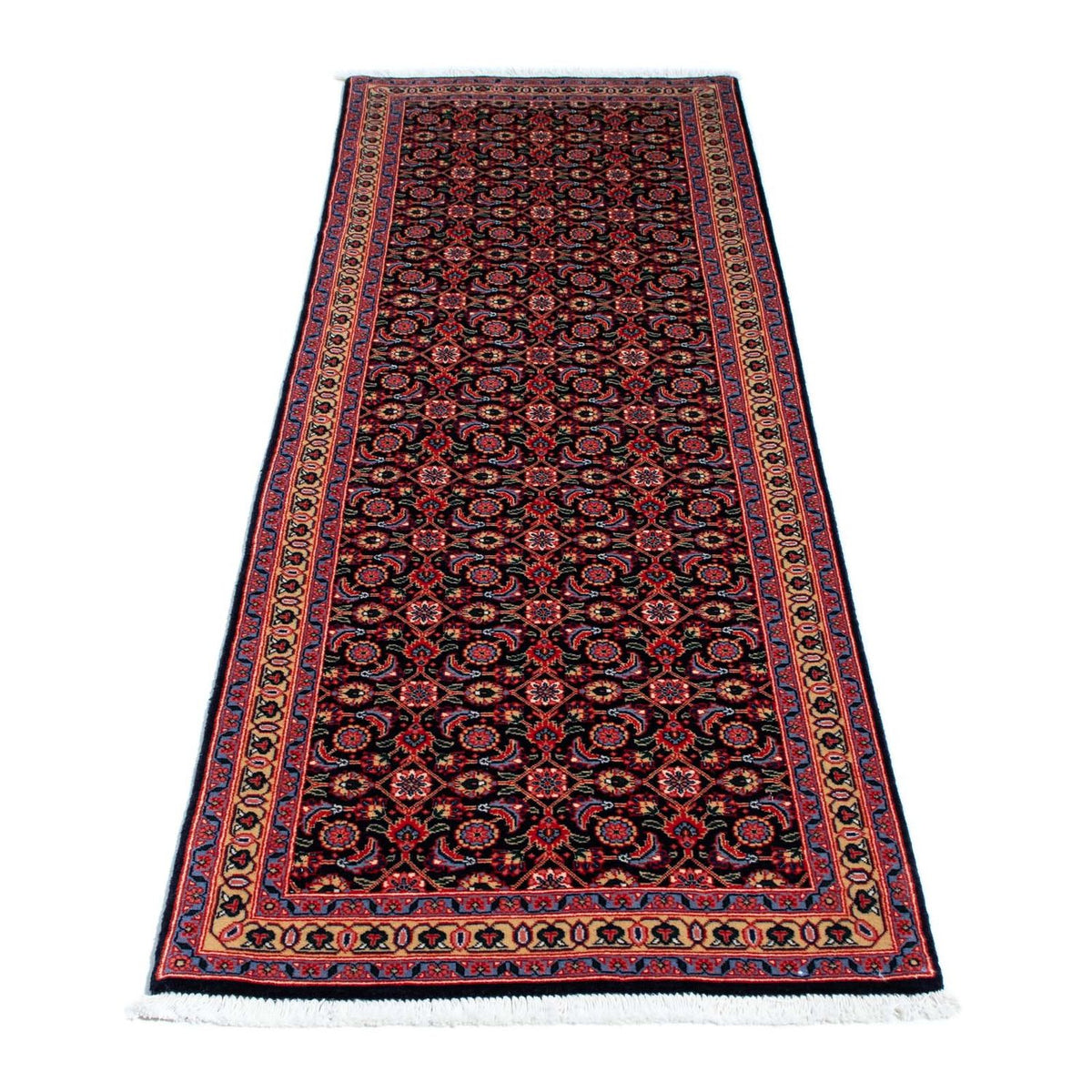 Biegacz Dywan perski - Tabriz - 203 x 63 cm - rdza