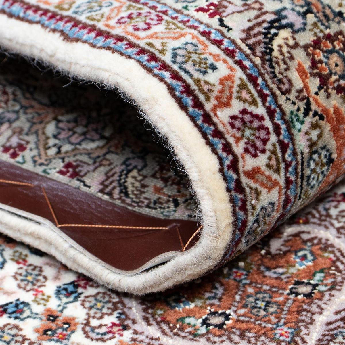 Biegacz Dywan perski - Tabriz - 401 x 84 cm - wielokolorowy