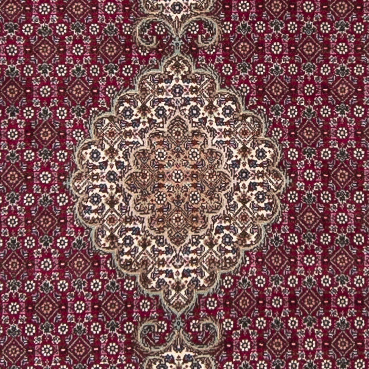 Biegacz Dywan perski - Tabriz - 344 x 80 cm - ciemna czerwień