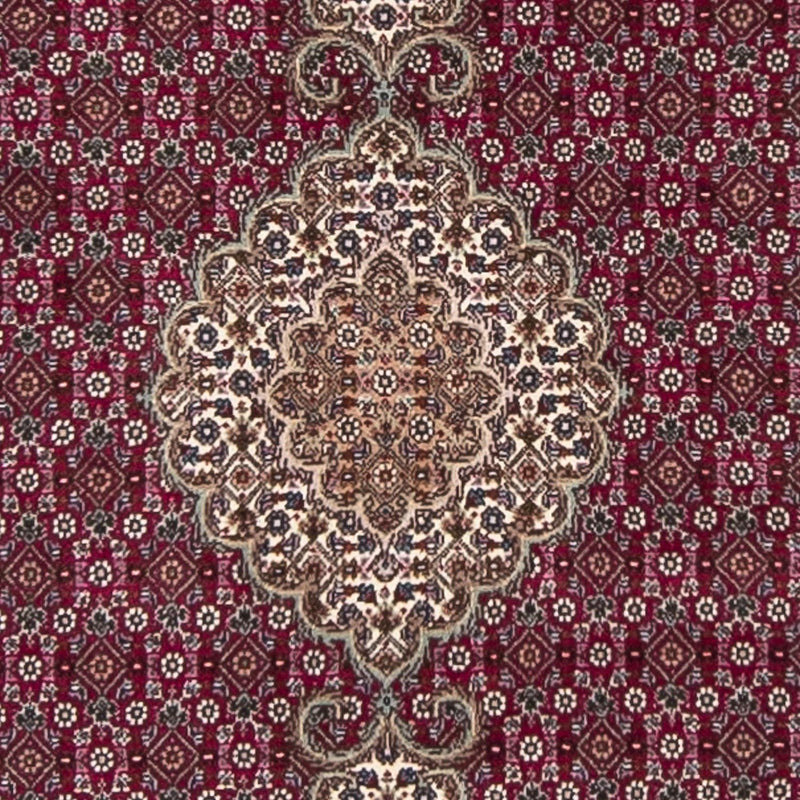 Biegacz Dywan perski - Tabriz - 344 x 80 cm - ciemna czerwień