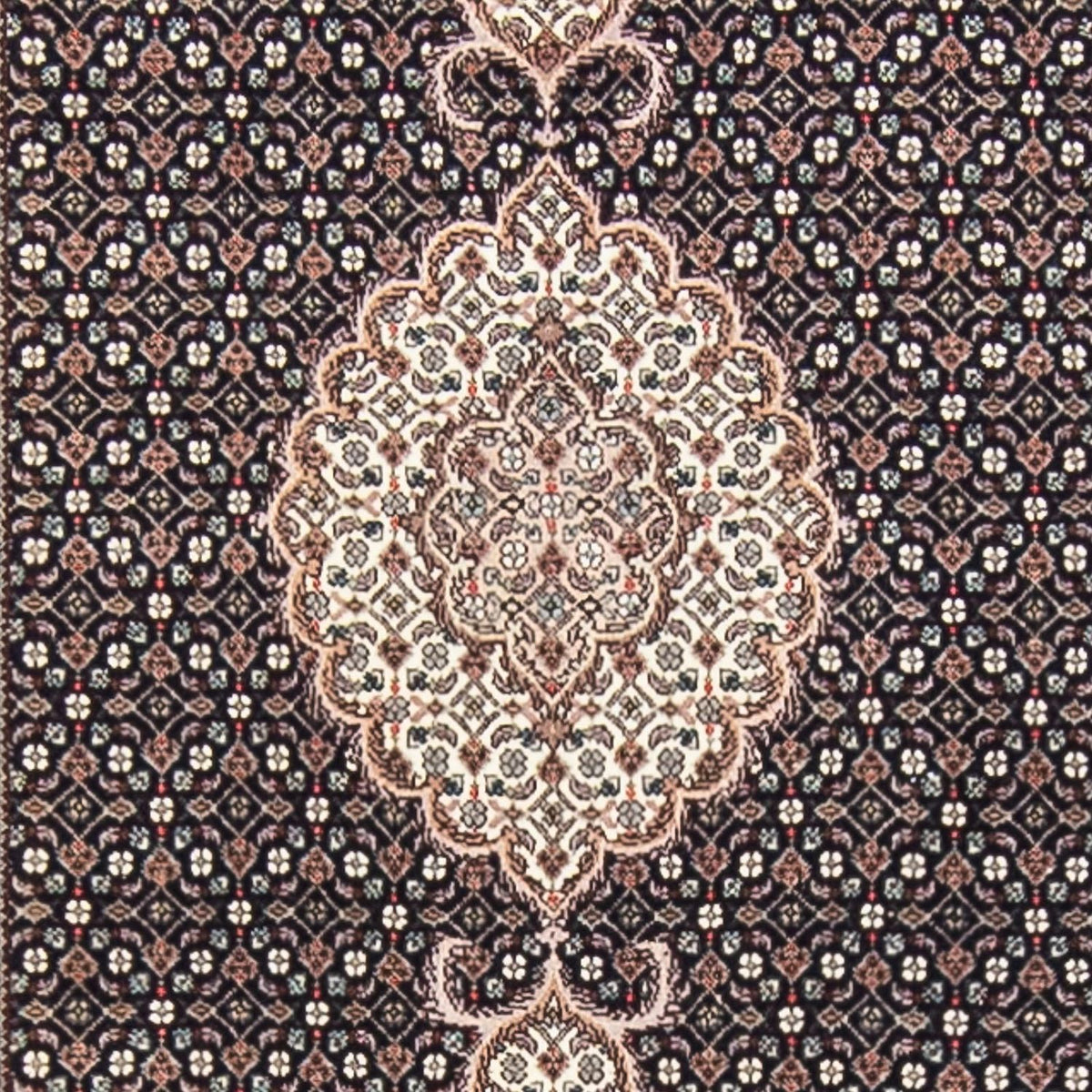 Biegacz Dywan perski - Tabriz - 389 x 83 cm - wielokolorowy