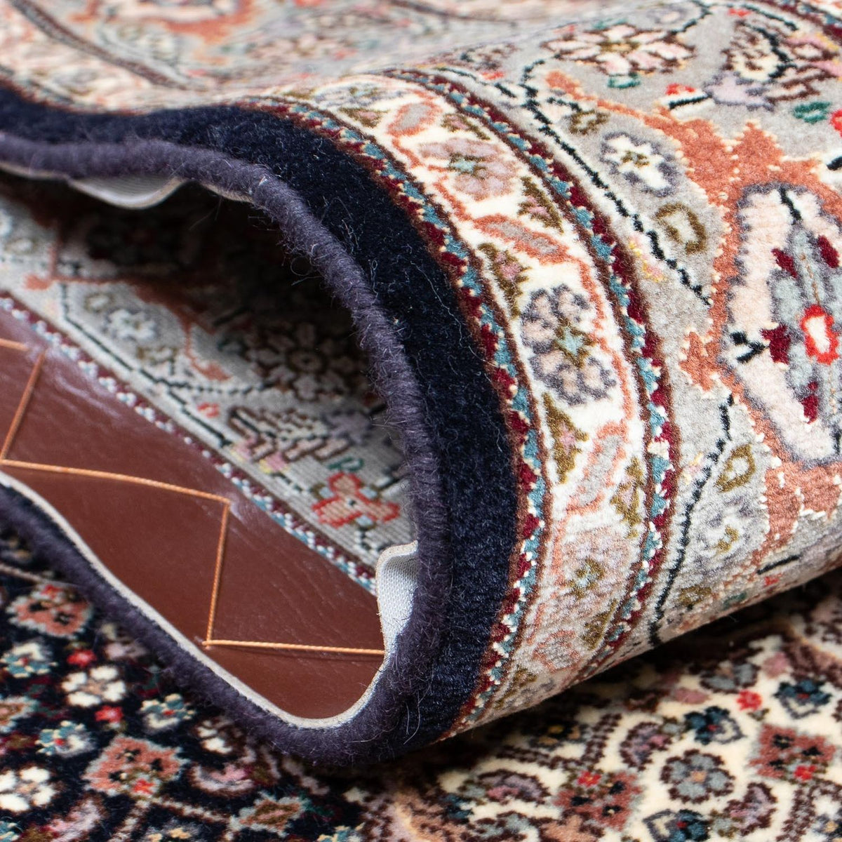 Biegacz Dywan perski - Tabriz - 389 x 83 cm - wielokolorowy