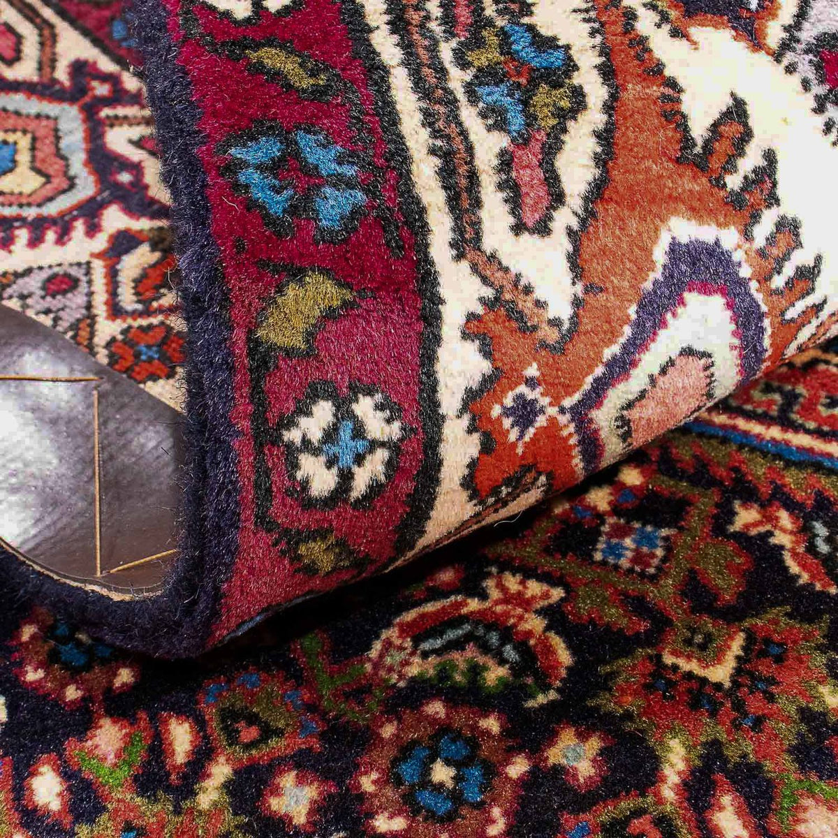 Dywan perski - Bijar - 190 x 108 cm - jasna czerwień