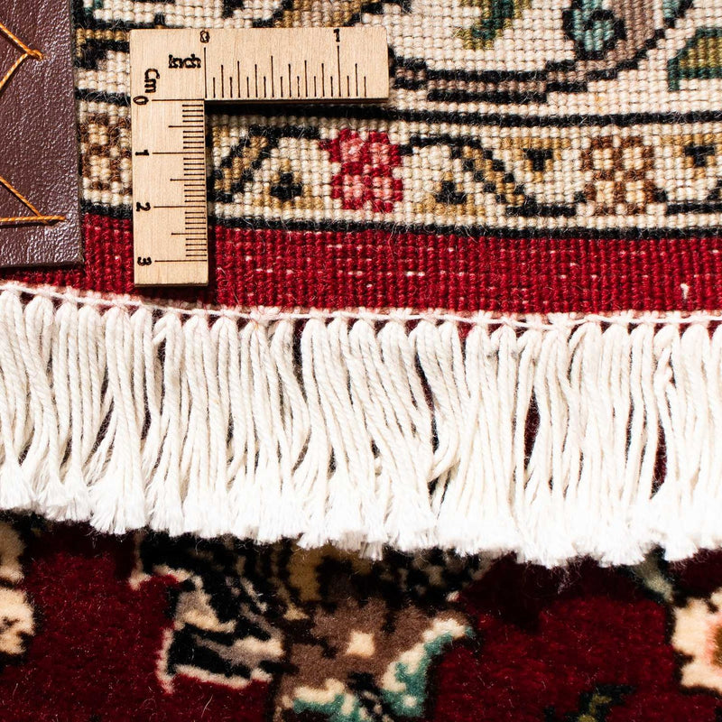 Biegacz Dywan perski - Tabriz - Królewski - 312 x 77 cm - ciemna czerwień