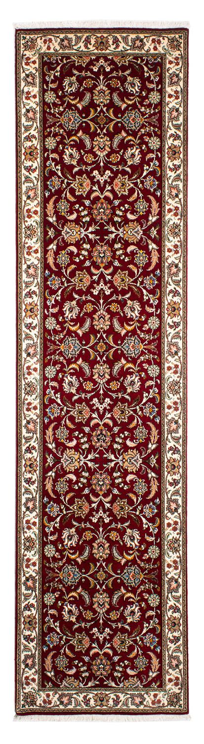 Biegacz Dywan perski - Tabriz - Królewski - 322 x 85 cm - ciemna czerwień