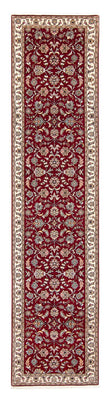Biegacz Dywan perski - Tabriz - Królewski - 390 x 87 cm - ciemna czerwień