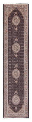 Biegacz Dywan perski - Tabriz - 387 x 82 cm - wielokolorowy