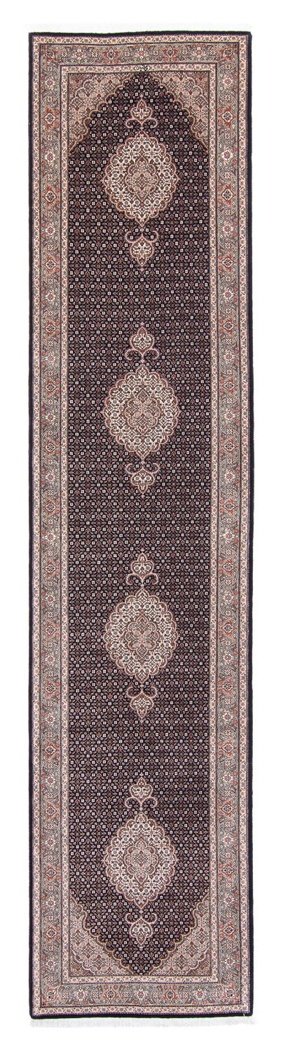 Biegacz Dywan perski - Tabriz - 387 x 82 cm - wielokolorowy