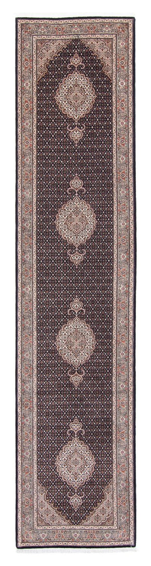 Biegacz Dywan perski - Tabriz - 387 x 82 cm - wielokolorowy